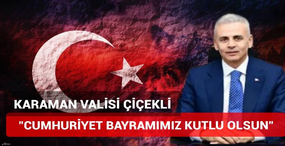 Karaman Valisi Çicekli 