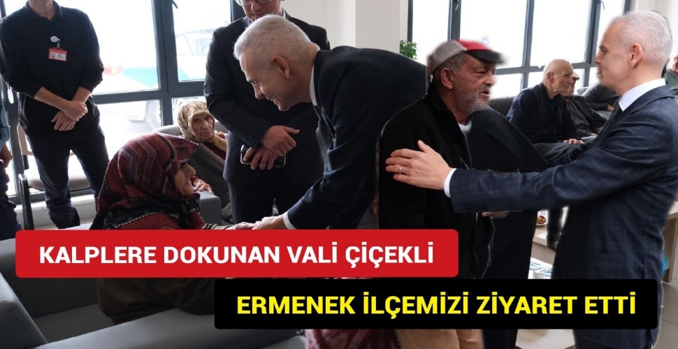 Gönüllerde Taht Kuran Karaman Valisi Çiçekli Ermenek İlçesini Ziyaret Etti